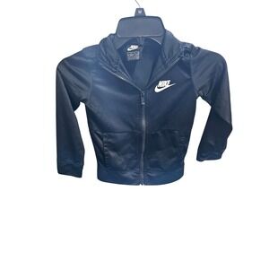 Nike Tracksuit Set Black Full‎ Zip Jacket & Pants Athletic Activewear